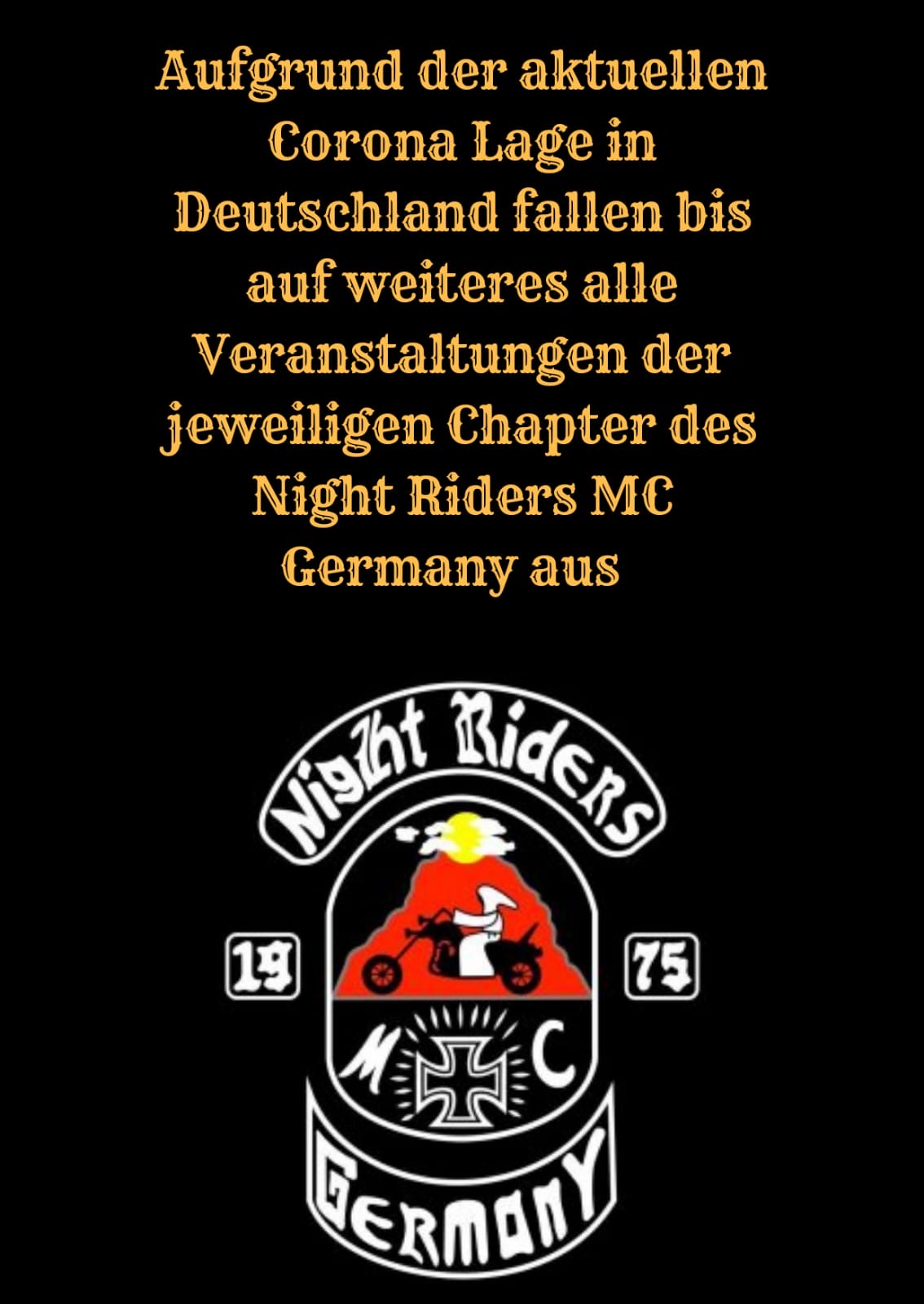Veranstaltungen Night Riders MC
